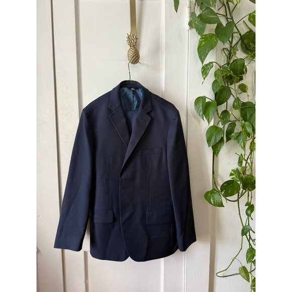 Haggar men’s size 36X 30 dark blue suit set - Picture 1 of 10